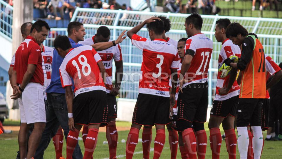 Madura United memasang target tinggi di ISC. - INDOSPORT